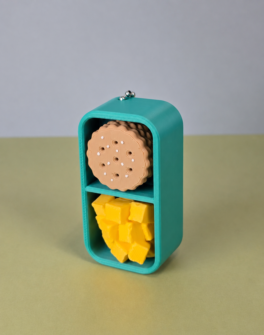Small Bento Box Fidget Clicker Keychain/Bag Charm