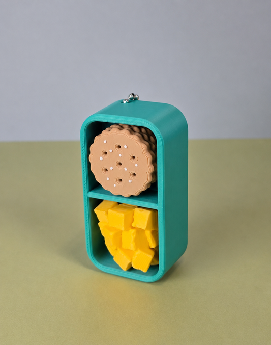 Small Bento Box Fidget Clicker Keychain/Bag Charm