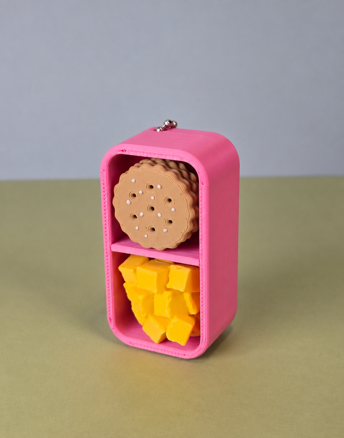 Small Bento Box Fidget Clicker Keychain/Bag Charm
