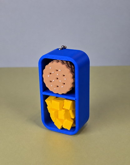 Small Bento Box Fidget Clicker Keychain/Bag Charm