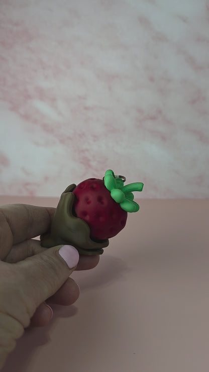 Berry Boop Fidget Clicker Keychain/Bag Charm