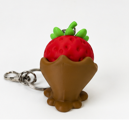 Berry Boop Fidget Clicker Keychain/Bag Charm