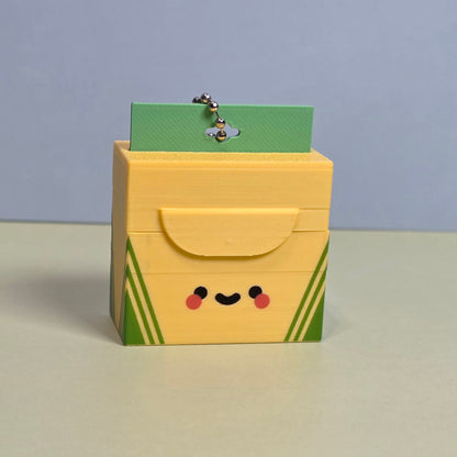 Crayon Box Fidget Clicker Keychain/Bag Charm